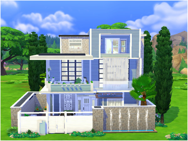 Sims 4 24 Erin Street house by Mini Simmer at TSR