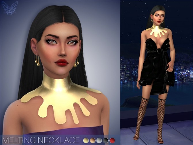 Sims 4 Melting Necklace at Giulietta