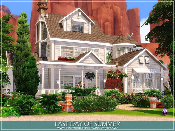 Sims 4 Last Day Of Summer house by MychQQQ at TSR