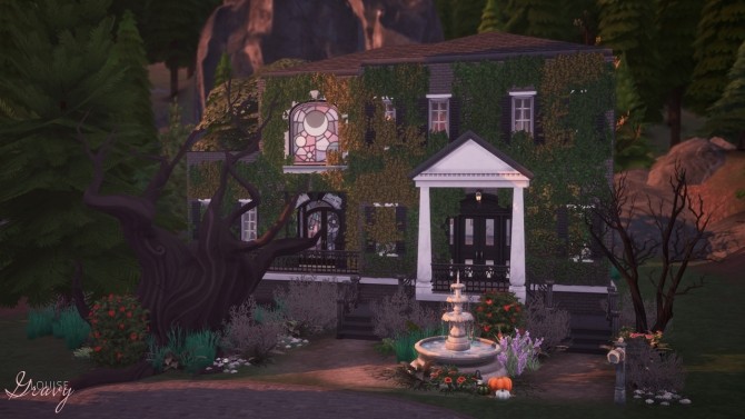 Sims 4 Spellcaster’s House at GravySims