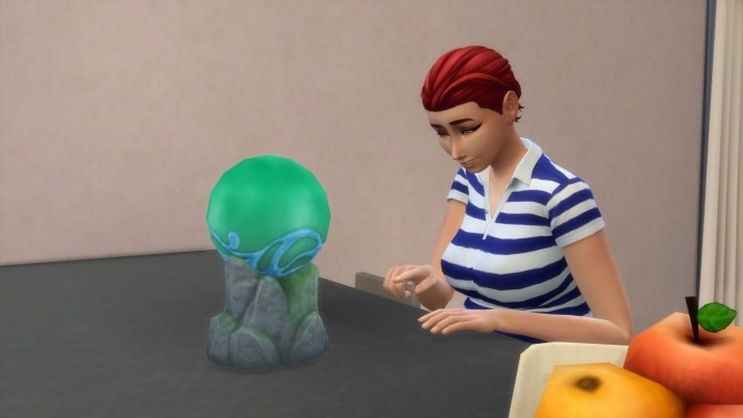 Sims 4 Realm of Magic Familiar Orb Computer by Teknikah at Mod The Sims