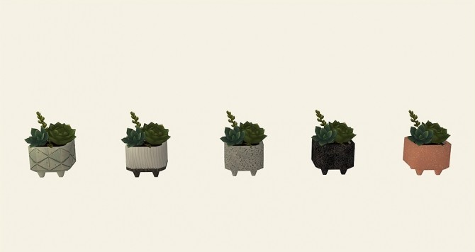 Sims 4 Recolors of leaf motif’s Little Ceramics set at Riekus13