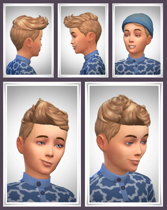 Sims 4 Boys Spikey Hair at Birksches Sims Blog