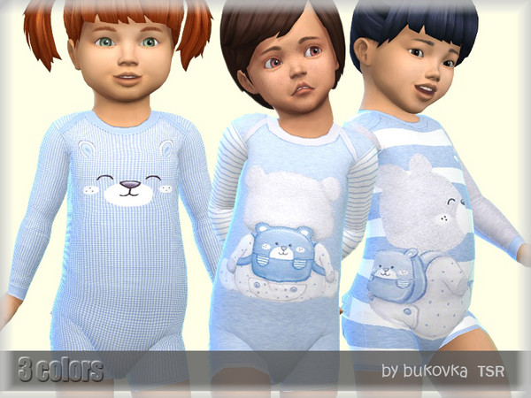 Sims 4 Combination Bear Blue by bukovka at TSR