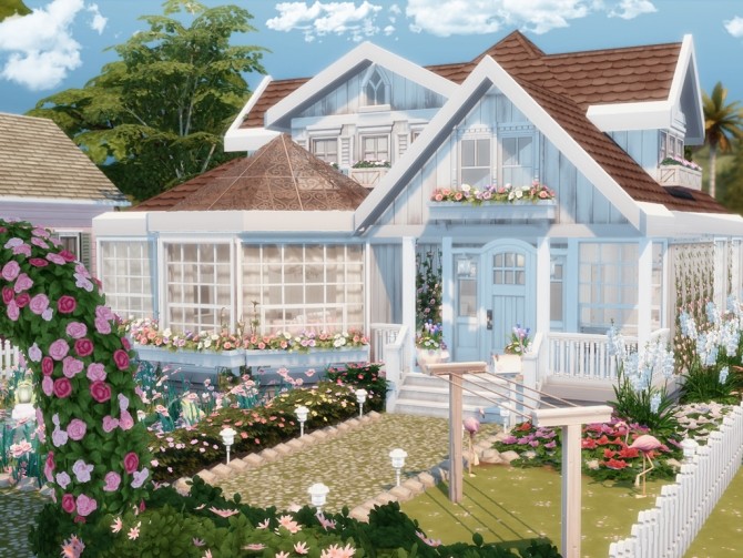 Sims 4 Sweet Vintage Cottage at MSQ Sims