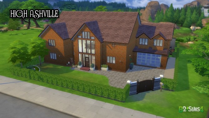 Sims 4 High Ashville house by Brunnis 2 at Mod The Sims