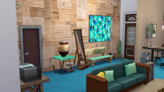 Sims 4 Hipster Apartment at ArchiSim
