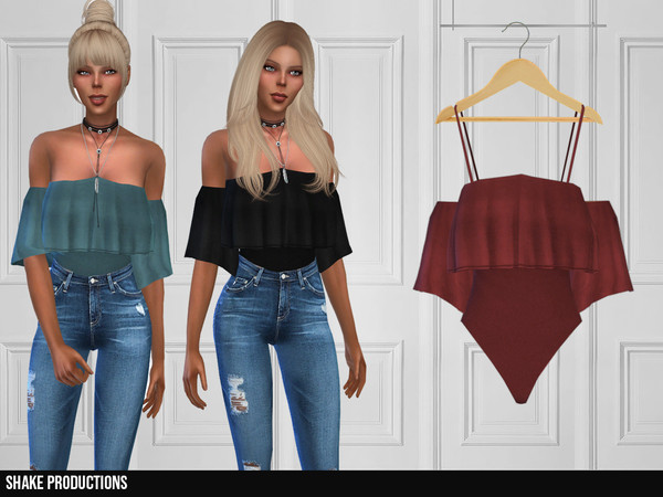 Sims 4 312 Bodysuit by ShakeProductions at TSR