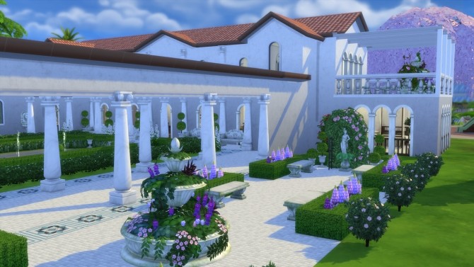 Sims 4 Ancient Roman Villa at ArchiSim