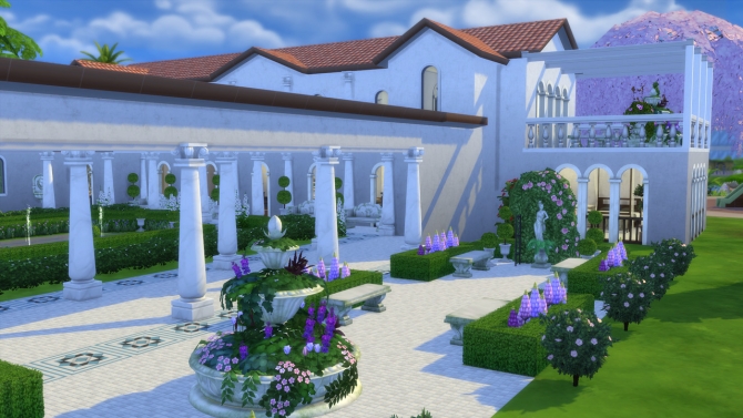 Ancient Roman Villa at ArchiSim » Sims 4 Updates