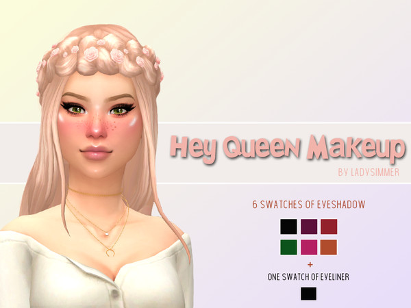 Sims 4 Hey Queen Makeup Set by LadySimmer94 at TSR
