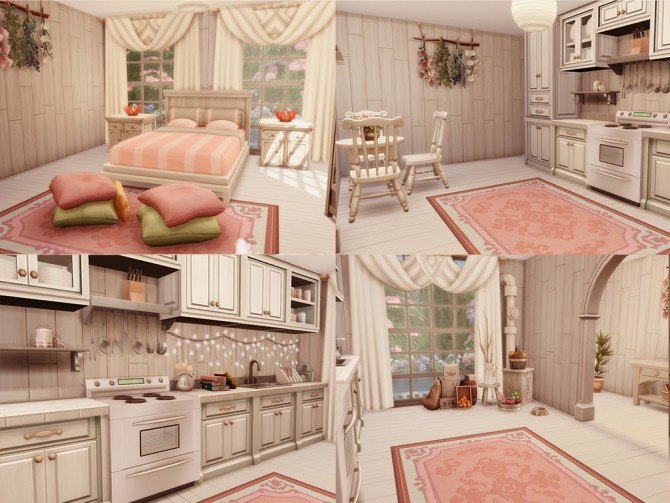 Sims 4 Sweet Vintage Cottage at MSQ Sims