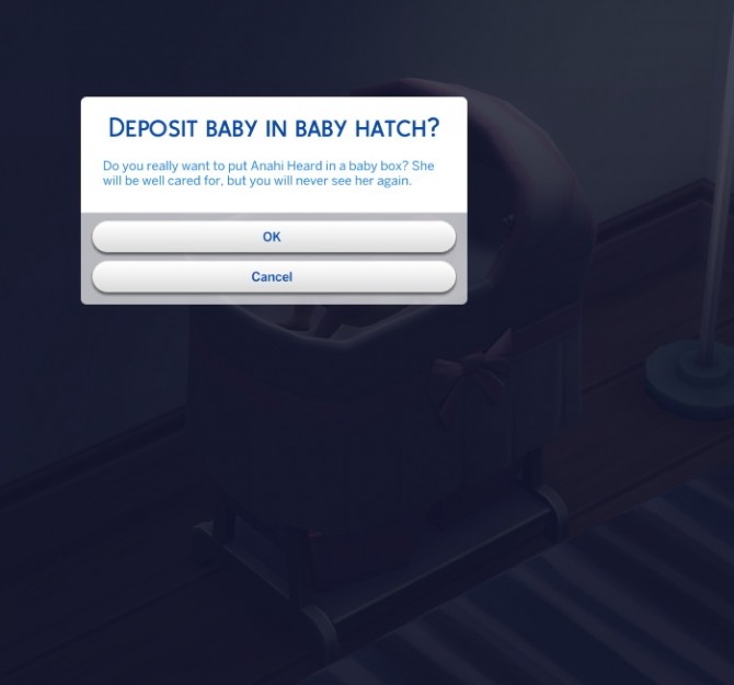Sims 4 Baby Hatch by nugukoto at Mod The Sims