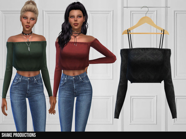Sims 4 317 Blouse by ShakeProductions at TSR