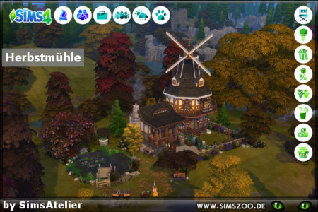 Autumn mill by SimsAtelier at Blacky’s Sims Zoo