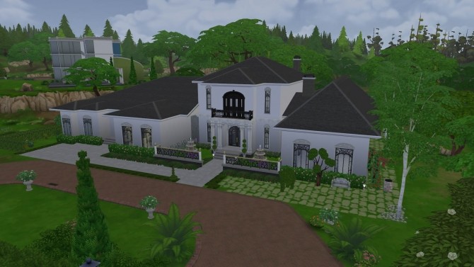 Sims 4 Traditional Modern Home by Greenie.baby at Mod The Sims