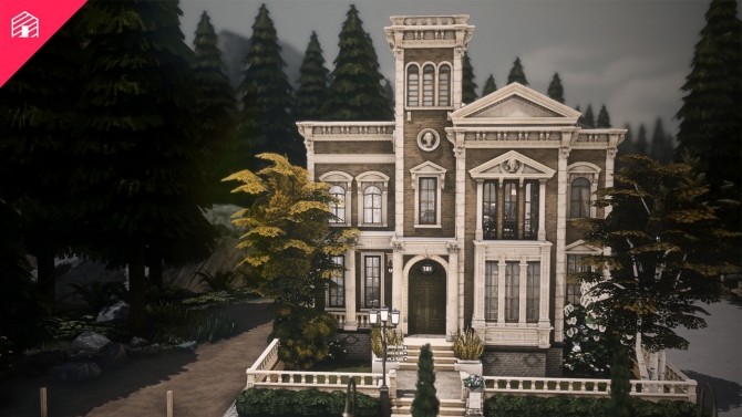 Sims 4 Glimmerbrook Library at Harrie