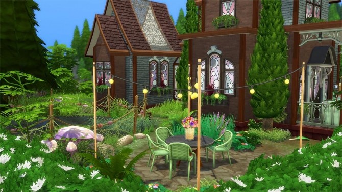 Sims 4 Glimmer Cottage by Cassie Flouf at L’UniverSims