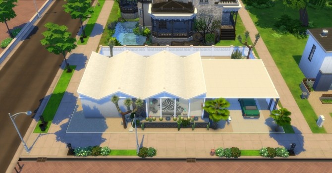 Sims 4 Alexander Steel house by bubbajoe62 at Mod The Sims