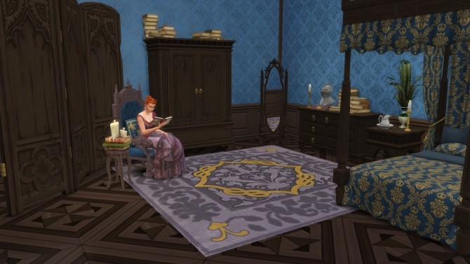 Sims 4 Medieval Square Rug by TheJim07 at Mod The Sims
