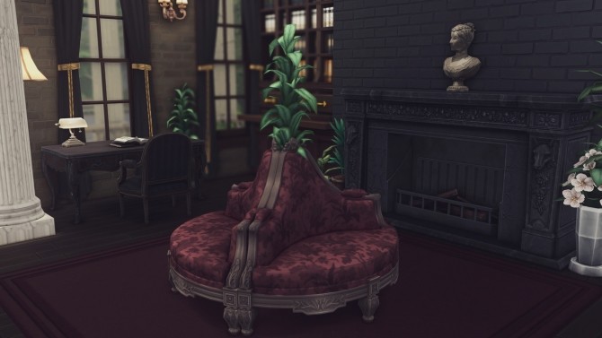 Sims 4 Glimmerbrook Library at Harrie