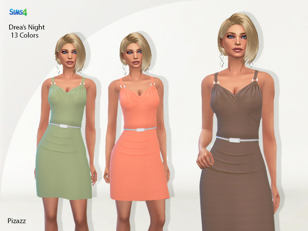 Sims 4 Dreas Dress by pizazz at TSR