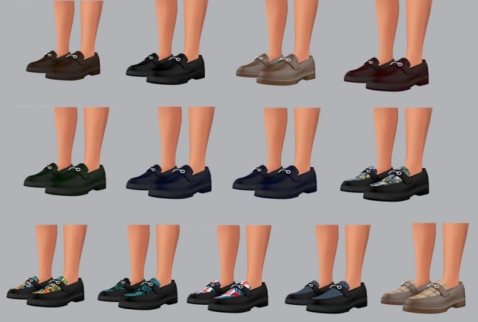 Sims 4 Horsebit Loafers at MINZZA