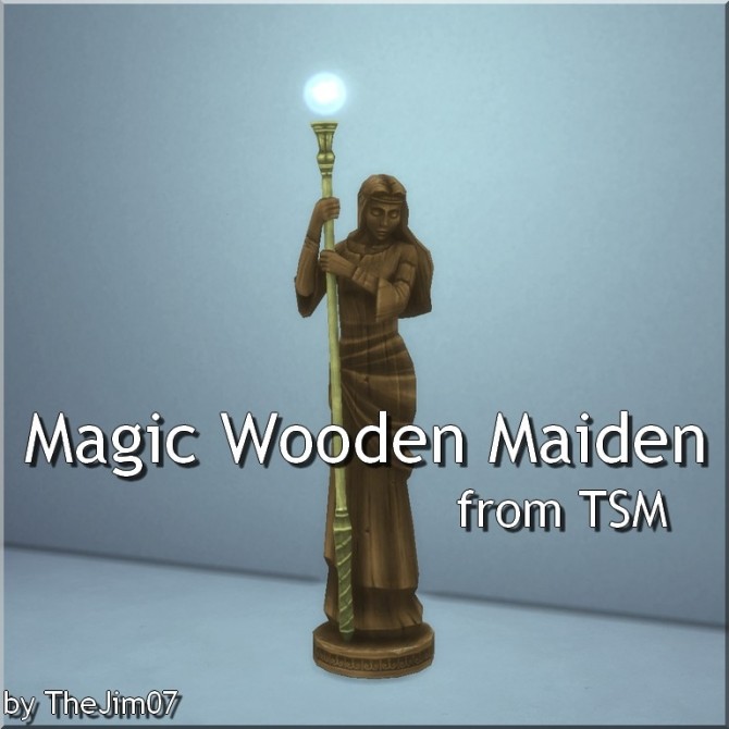 Sims 4 Magic Wooden Maiden by TheJim07 at Mod The Sims