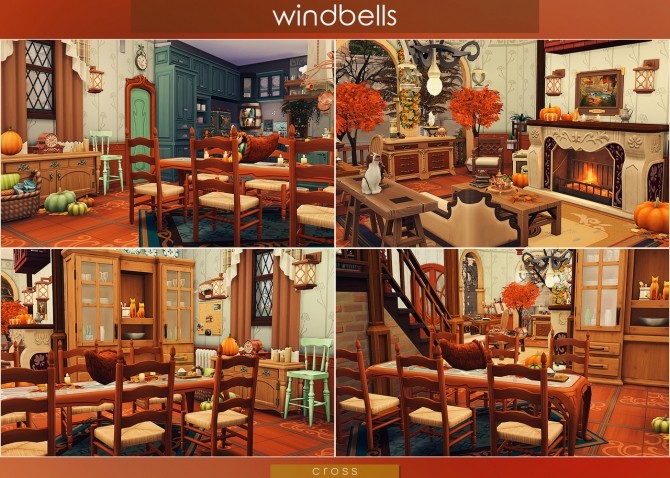 Sims 4 Windbells house at Cross Design