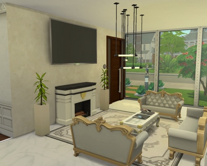 Sims 4 NO CC Luxury House by dustyU at Mod The Sims