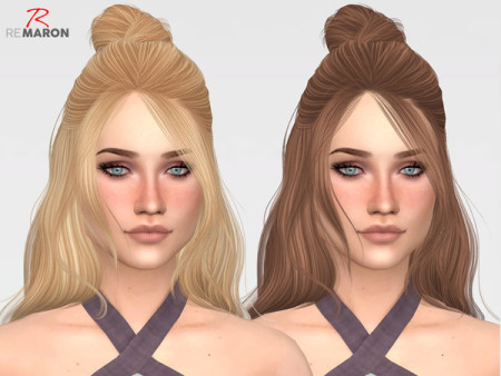 ON0910 hair retexture by remaron at TSR » Sims 4 Updates