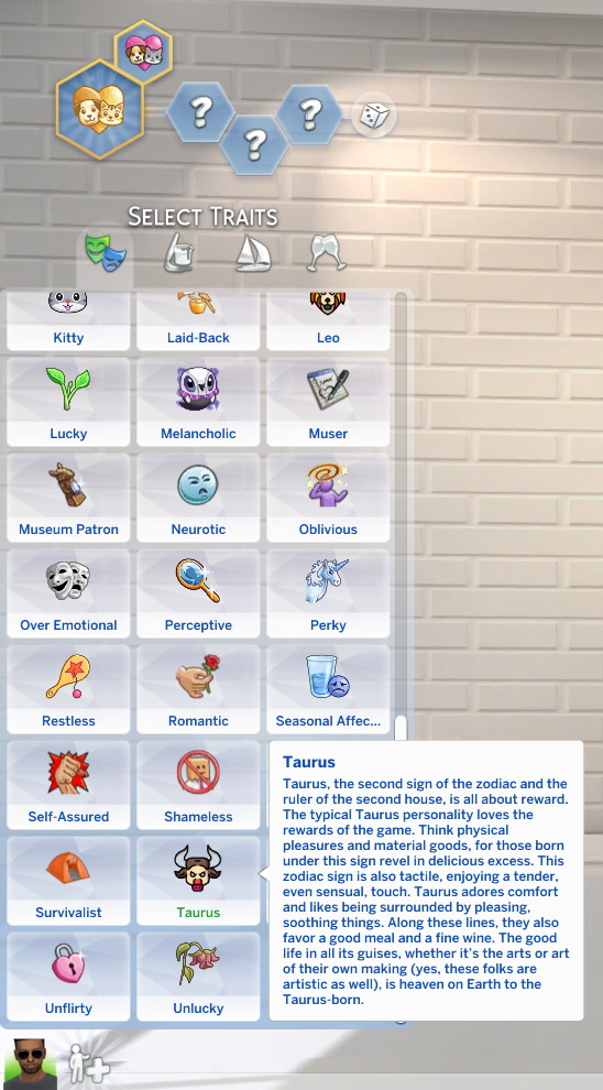 list of sims 4 custom traits