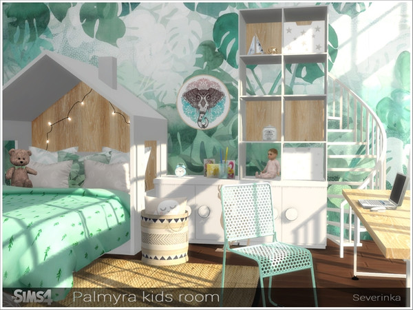 Sims 4 Palmyra kids room by Severinka at TSR