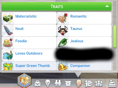 Sims 4 Taurus Custom Trait by StormyWarrior8 at TSR