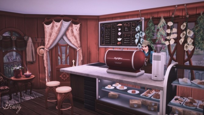 Sims 4 Witchy Cafe | Rebuilding Glimmerbrook at GravySims