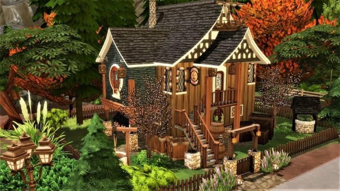 Sims 4 Black Cat Tavern at Agathea k