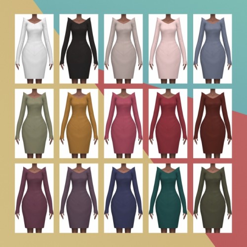 Gothlite Dress S3 Conversion At Busted Pixels Sims 4 Updates