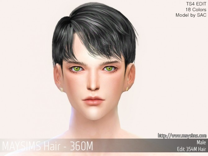 Sims 4 Hair 360M at May Sims