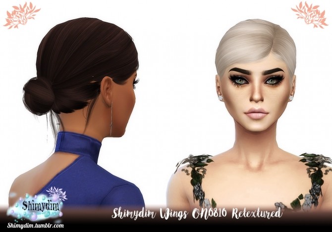 Sims 4 Wings ON0810 Hair Retexture Naturals + Unnaturals at Shimydim Sims