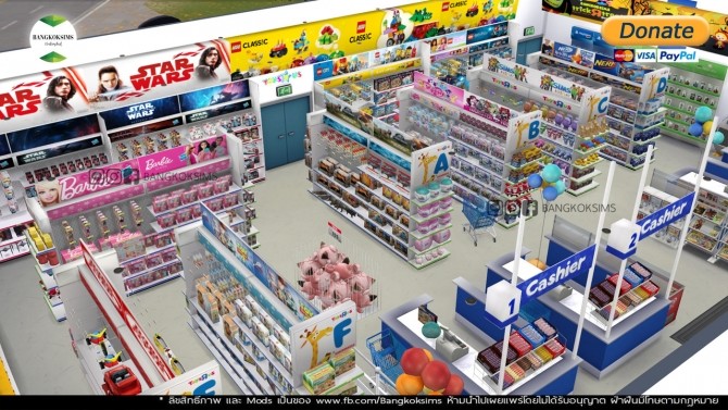 Sims 4 Toys R Us lot (P) at BangkokSims