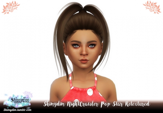 NightCrawler Pop Star Hair Retexture + Child Naturals + Unnaturals at ...