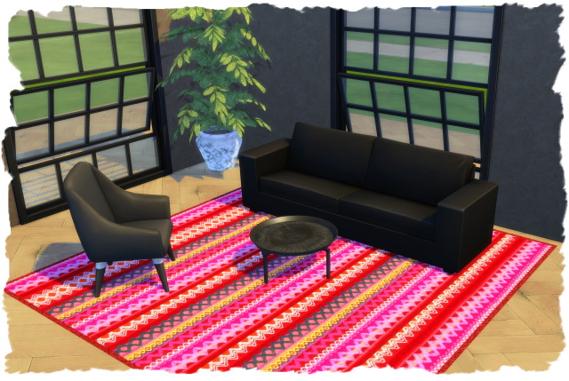 Sims 4 Square rugs by Chalipo at All 4 Sims