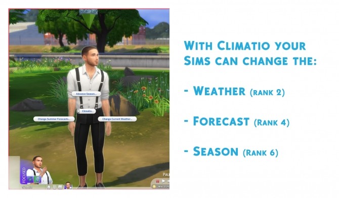 Sims 4 Climatio Weather Controlling Spell by r3m at Mod The Sims