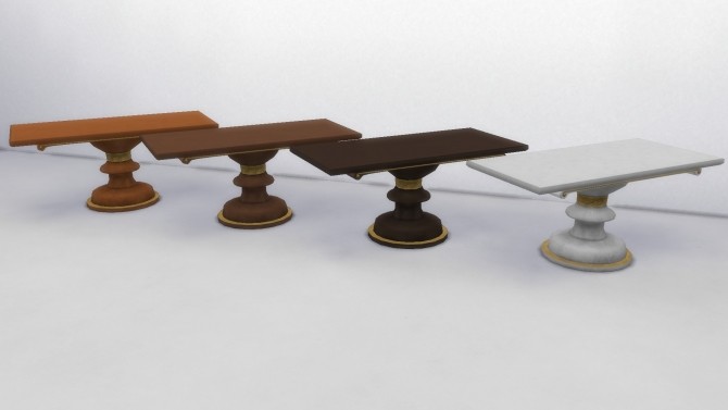 Sims 4 Fancy Dining Table by TheJim07 at Mod The Sims