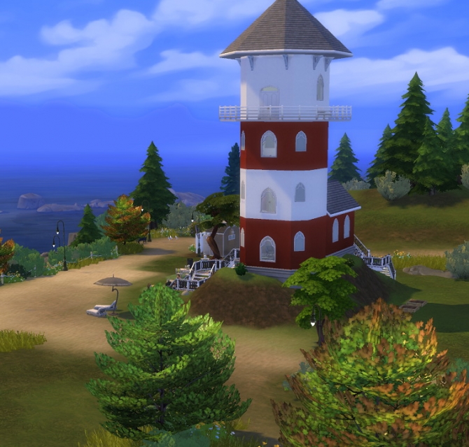 Home in a Lighthouse by Blackbeauty583 at Beauty Sims » Sims 4 Updates