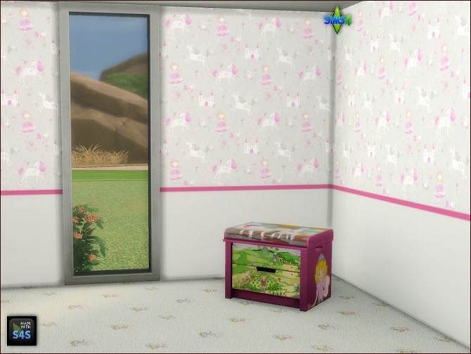 Sims 4 Toy boxes, wallpapers and carpet floors by Mabra at Arte Della Vita
