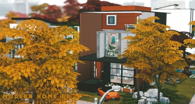 Sims 4 MODERN HOME BB at Helga Tisha