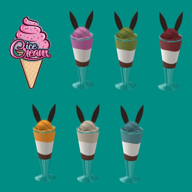 Sims 4 Bunny Icecream at Leo Sims