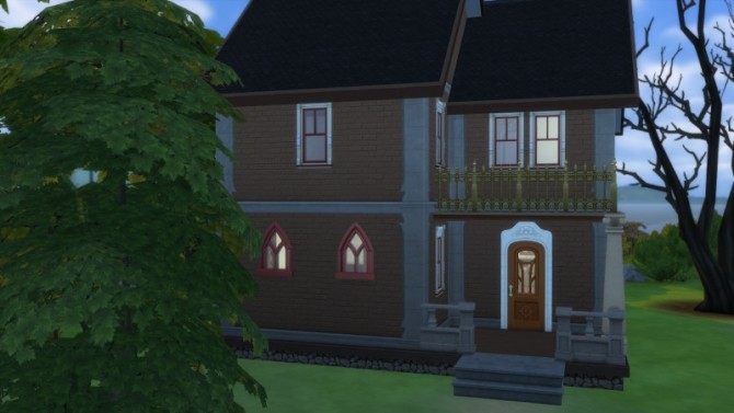 Sims 4 Autumn Victorian house by Christine at CC4Sims