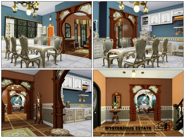 Sims 4 Mysterious Estate by Danuta720 at TSR